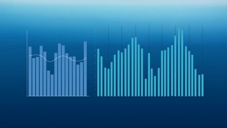 Animation-of-diverse-graphs-on-blue-background