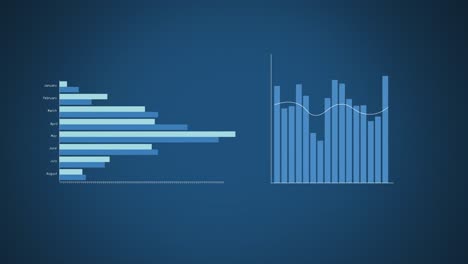 Animation-of-diverse-graphs-on-blue-background