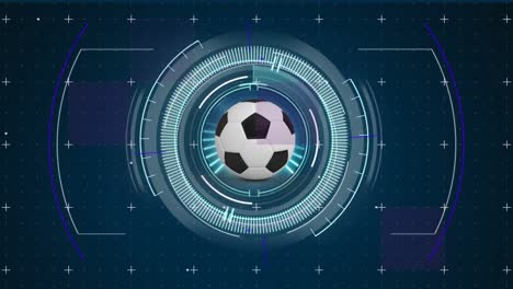 Animation-Von-Fußball-über-Datenverarbeitung