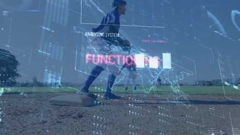 Animation-Der-Datenverarbeitung-über-Verschiedene-Baseballspielerinnen