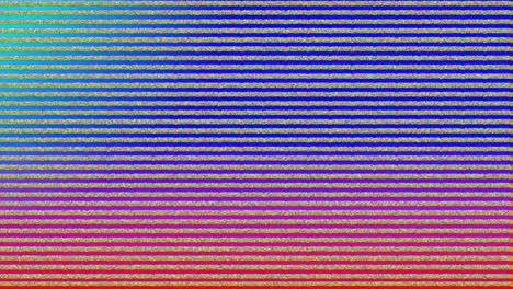Animation-of-blue-and-red-horizontal-parallel-lines-of-interference-flickering-on-grey-background