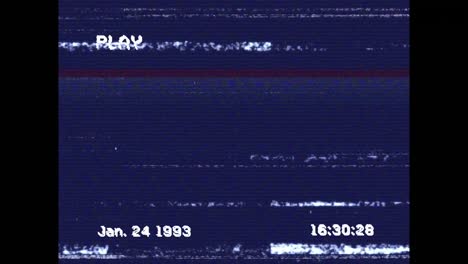 Animation-of-glitch-over-navy-video-tape
