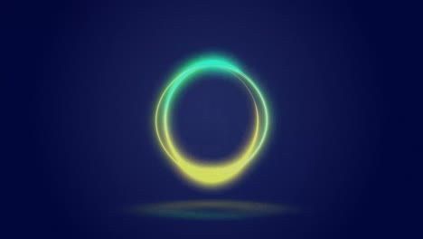 Animation-of-processing-circle-over-navy-background