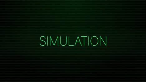Animation-Der-Interferenz-über-Simulationstext-Auf-Schwarzem-Hintergrund