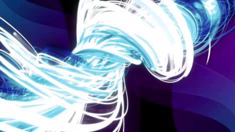 Animation-Wellenförmiger-Lichter-Auf-Blauem-Und-Schwarzem-Hintergrund