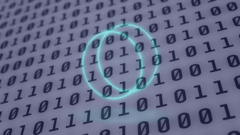 Animation-of-neon-circles-over-digital-screen-with-binary-code