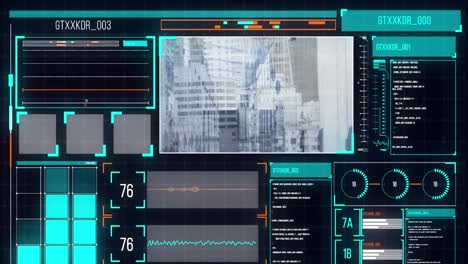 Animation-of-data-processing-over-cityscape-and-screens
