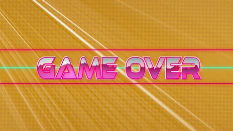 Animation-of-game-over-text-over-light-trails
