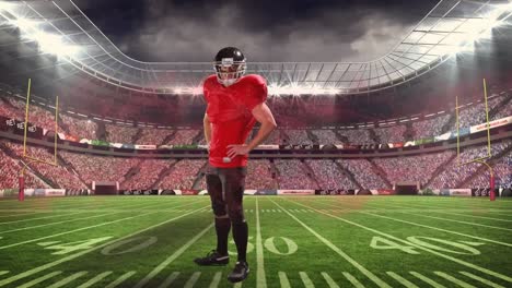 Animation-of-caucasian-male-rugby-player-over-sports-stadium
