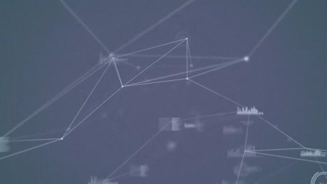 Animation-Von-Verbindungsnetzwerken-Und-Datenverarbeitung-Auf-Schwarzem-Hintergrund