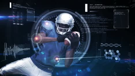 Animation-Des-DNA-Strangs-über-Datenverarbeitung-Und-Rugbyspieler