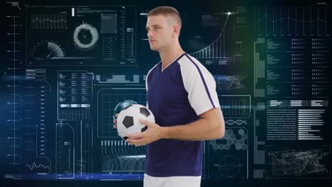 Animation-of-data-processing-over-caucasian-male-soccer-player