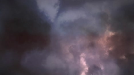 Animation-Von-Formen,-Die-Sich-über-Wolken-Bewegen