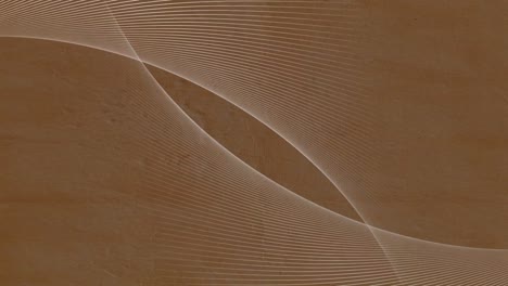 Animation-of-shapes-moving-over-brown-background