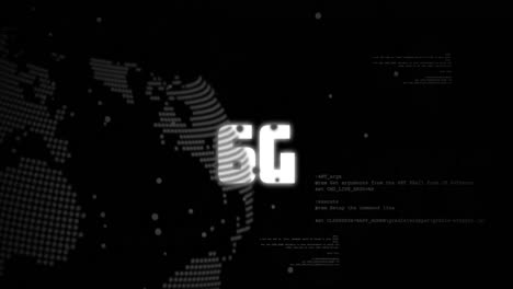 Animation-Von-6G-Und-Datenverarbeitung-über-Den-Globus
