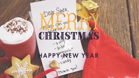 Animation-of-merry-christmas-text-over-santa-letter