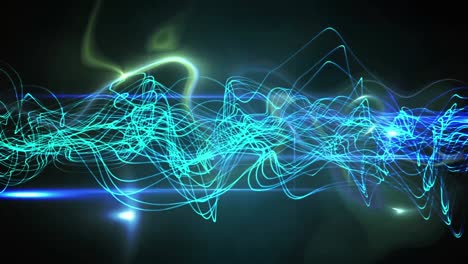 Animation-of-light-spots-and-trails-on-black-background