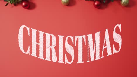 Animation-Des-Geschenkanhängers-Mit-Weihnachtsgrüßen-Auf-Rotem-Hintergrund