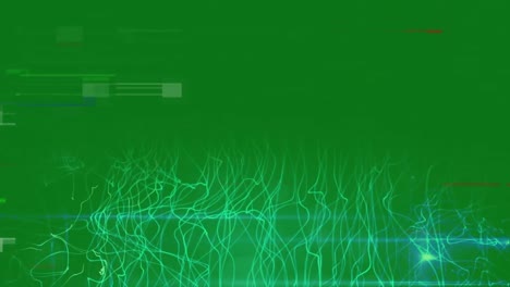 Animation-of-interference-over-light-trails-on-green-background