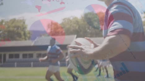 Animation-Der-Datenverarbeitung-über-Verschiedene-Rugbyspieler