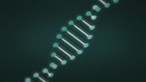 Animation-Eines-DNA-Strangs-über-Einem-Feuerwerk-Auf-Schwarzem-Hintergrund