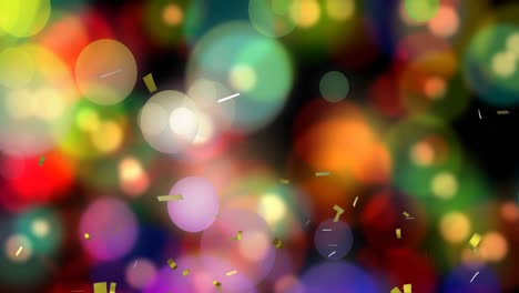 Animation-of-confetti-falling-over-christmas-spots