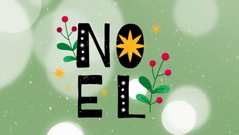 Animation-of-noel-text-over-snow-falling