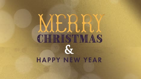 Animation-of-spots-over-merry-christmas-text