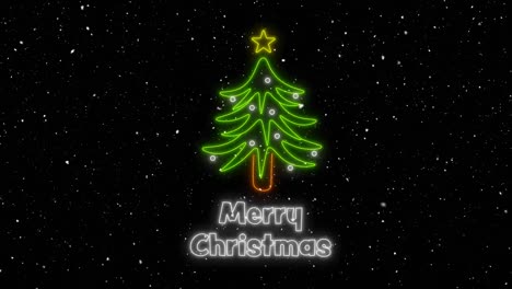 Animation-of-merry-christmas-text-over-snow-falling