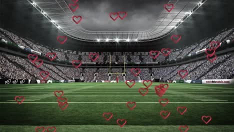 Animation-of-hearts-over-sports-stadium