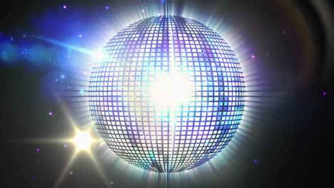 Animation-of-light-spots-over-disco-ball