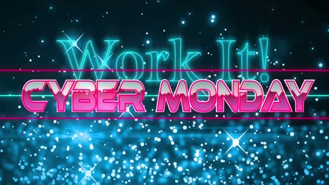 Animation-of-work-it-and-cybermonday-text-over-spots