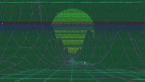 Animation-of-digital-mountains-over-interference