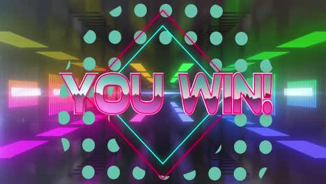 Animation-of-you-win-over-digital-space-with-neon-lights-and-shapes