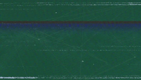 Animation-of-interference-over-network-of-connections-on-green-background