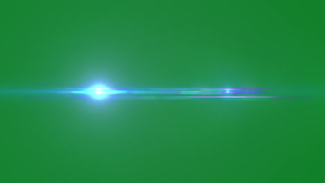 Animation-Abstrakter-Sechseckiger-Formen-Und-Blauer-Lichtpunkte,-Die-Sich-Vor-Grünem-Hintergrund-Bewegen