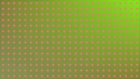 Animation-of-moving-pink-crosses-over-green-background