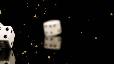 Animation-of-stars-falling-over-dices
