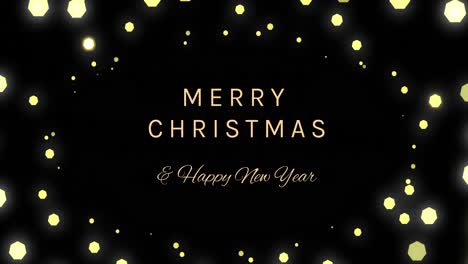 Animation-of-season's-greetings-text-with-flickering-lights-on-black-background