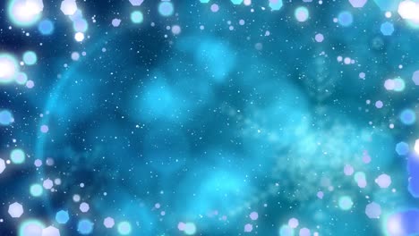 Animation-Von-Fallendem-Schnee-Und-Flackernden-Weihnachtslichtern-Auf-Blauem-Hintergrund