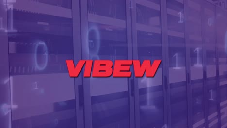 Animation-Von-Vibes-über-Violettem-Serverraum
