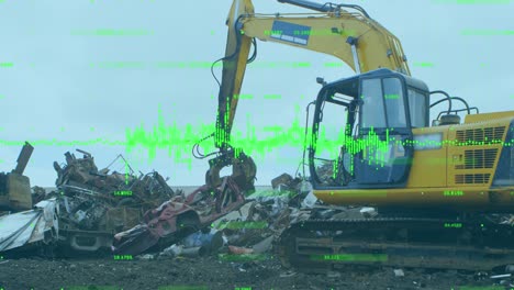 Animation-of-financial-data-processing-over-landfill-site