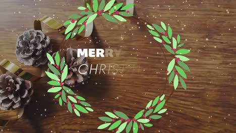 Animation-Von-Weihnachtsgrußtexten-Und-Dekorationen