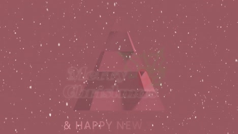 Animation-of-christmas-greetings-text-over-christmas-decorations-and-snow