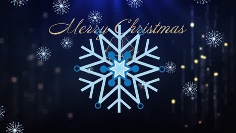 Animation-of-snow-falling-over-christmas-greetings-text