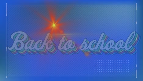 Animation-of-shapes-moving-over-back-to-school-text