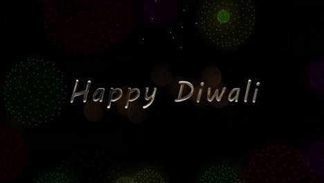 Animation-of-happy-diwali-text-over-bright-spots