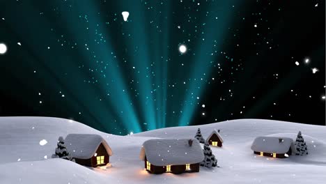 Animation-of-christmas-snow-falling-in-winter-scenery