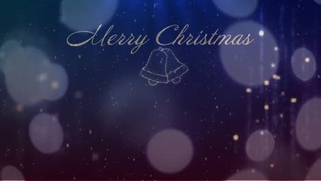 Animation-of-light-spots-over-merry-christmas-text