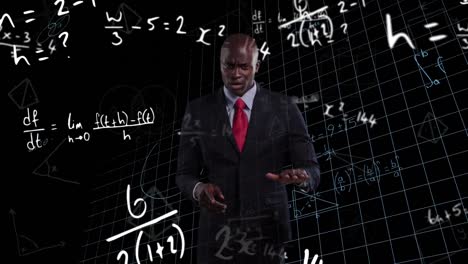 Animation-of-businessman-over-mathematical-data-processing